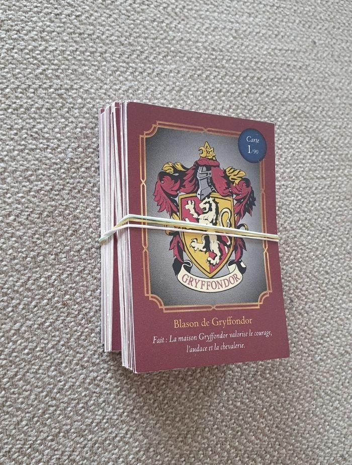 Gros Lot de cartes à collectionner Harry Potter