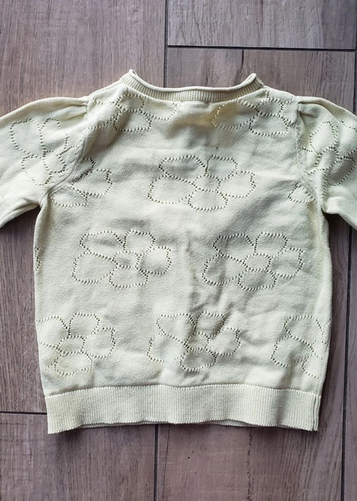 Gilet Vertbaudet jaune 4 ans - photo numéro 4