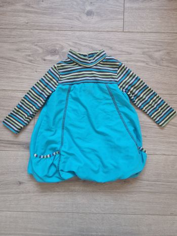 Robe bébé fille manches longues 12 mois