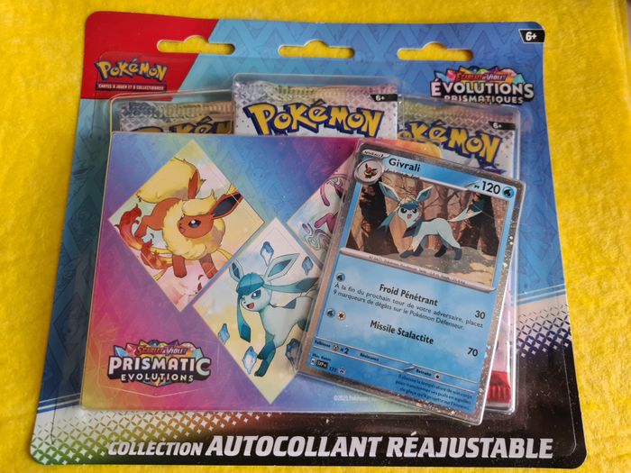 Évolution Prismatique Tripack Pokémon Ev 8.5 Givrali FR Neuf bien Scellé