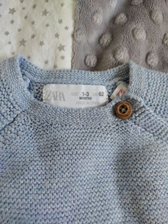 Ensemble laine maille Zara nouveau né - photo numéro 2