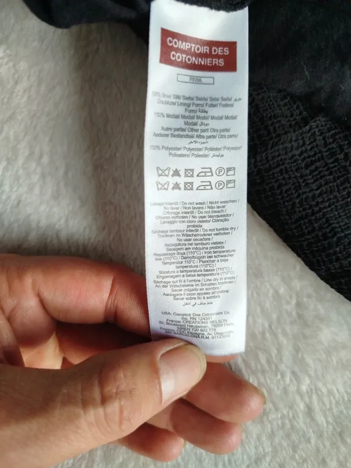Robe légère modèle Rivia en soie Comptoir Des Cotonniers taille 2 - photo numéro 3