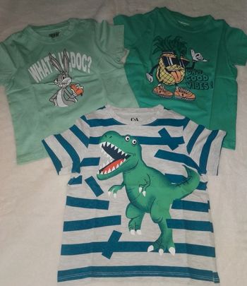 Lot de 3 tee-shirts Taille 4 ans