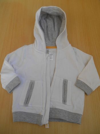 Veste à capuche bébé - garçon/fille 3 mois Obaïbi