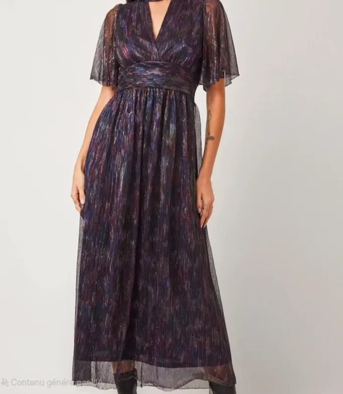 Robe longue lurex taille L Grace & Mila