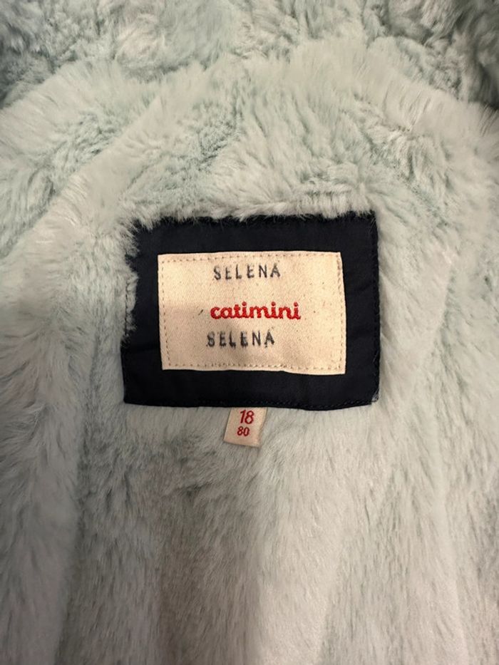Manteau fourré + Bonnet Catimini - photo numéro 4