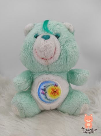 Peluche Bisounours Jaune Grosdodo Vintage