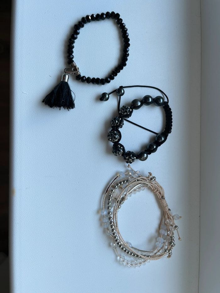 Lot de 3 bracelets