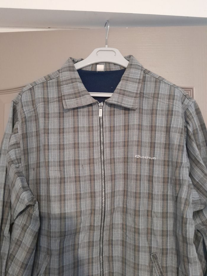 Veste quechua écossais intérieur polaire taille XL - photo numéro 2