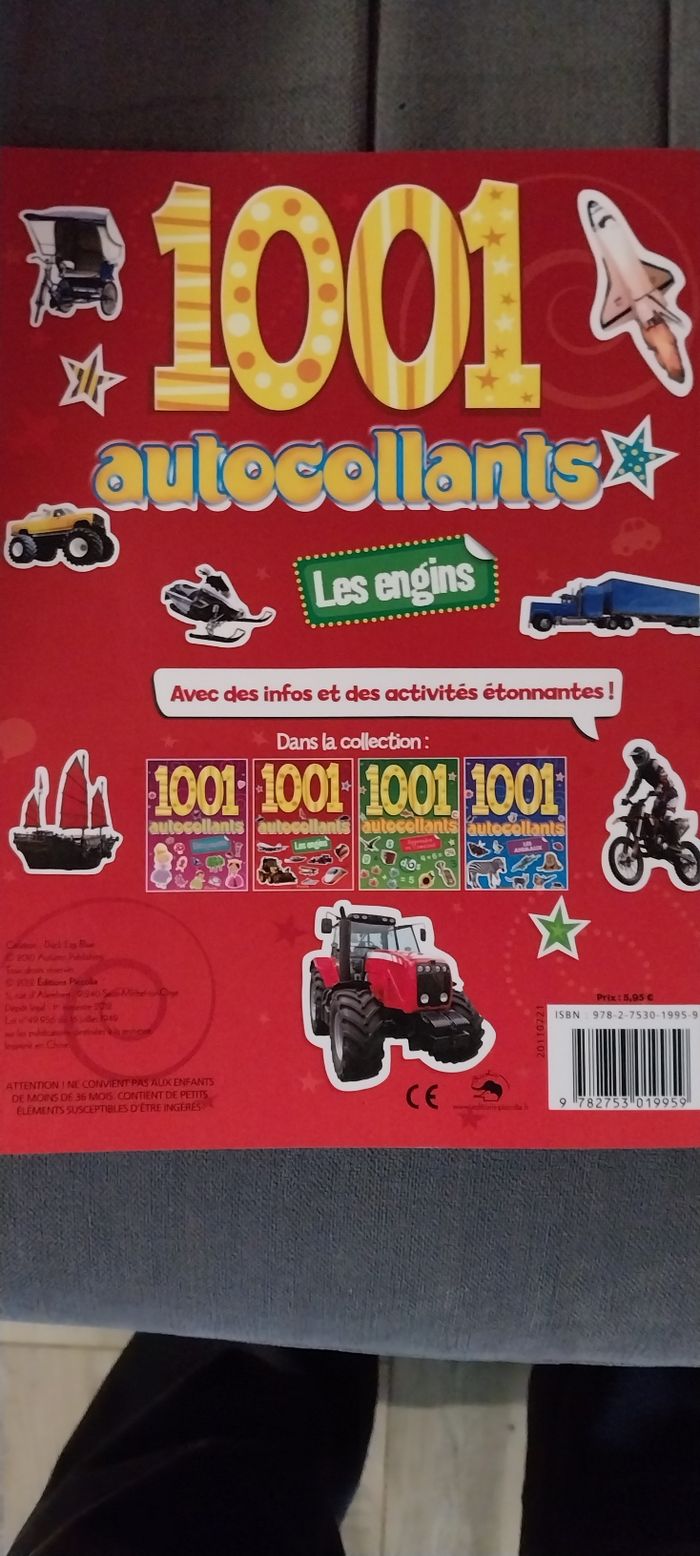 1001 autocollants Les engins - photo numéro 2