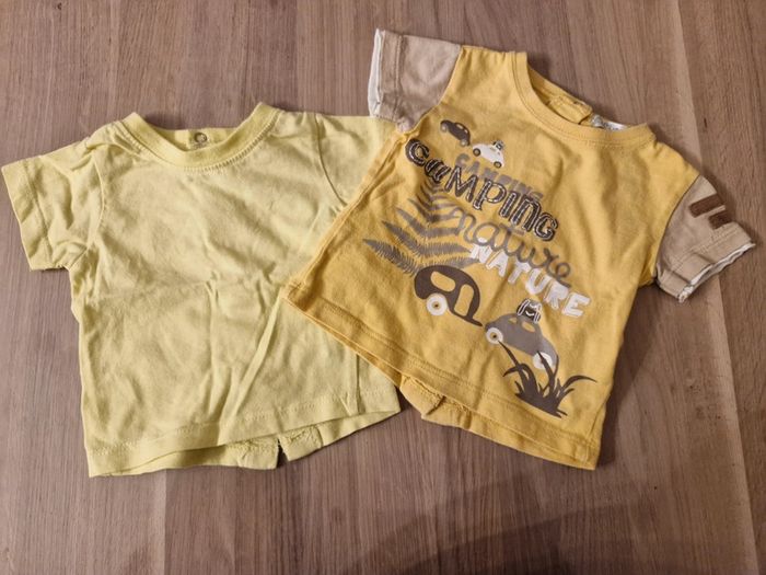 Lot de 2 t-shirts 1 mois