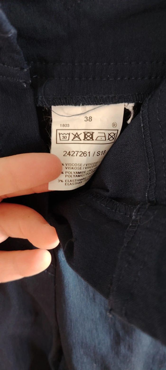 Pantalon bleu marine – Taille 38 - photo numéro 3
