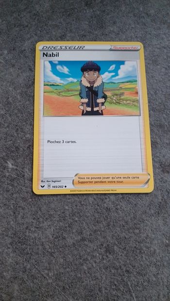 Carte Pokemon Dresseur Nabil