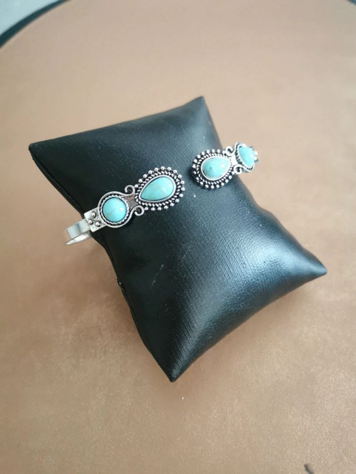 Bracelet style country cowboy turquoise