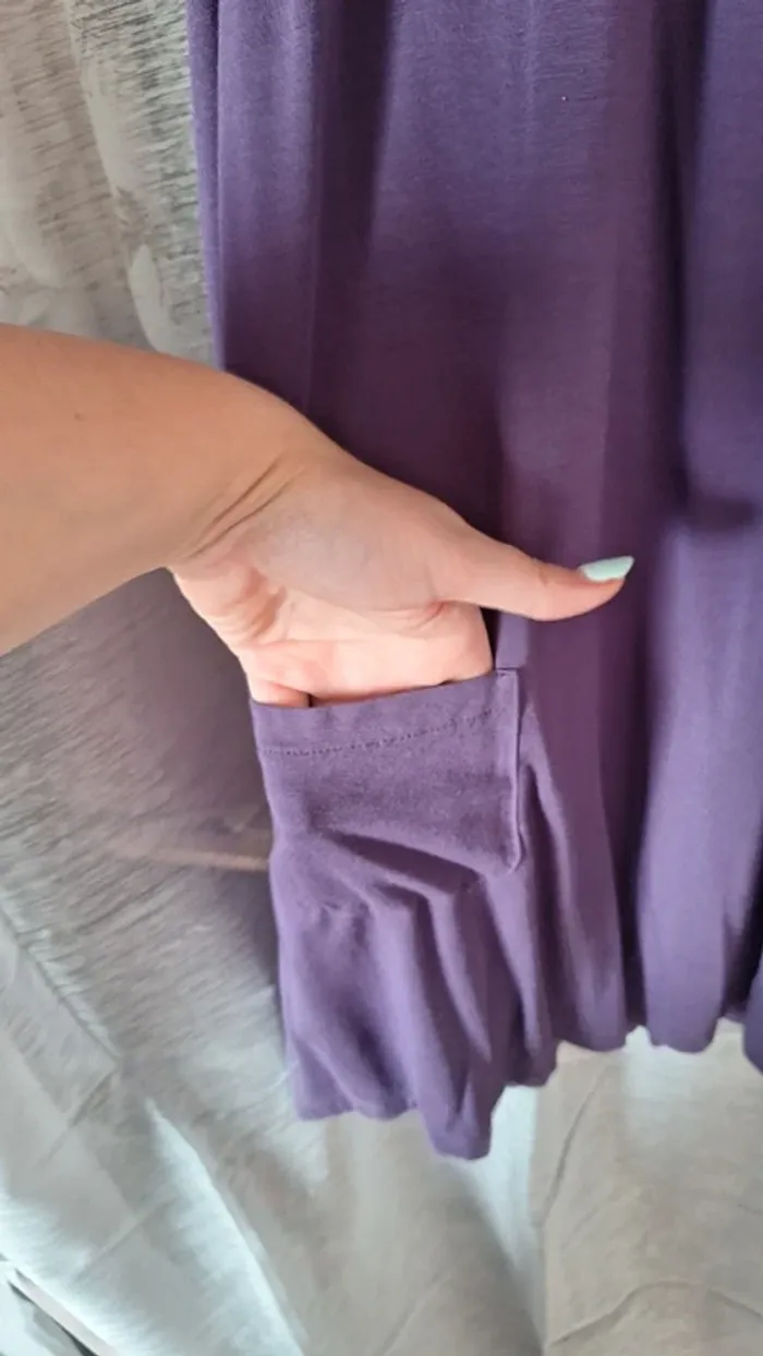 Robe d'été violette - photo numéro 7