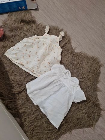 Lot joli robe tao et chemisier 6 mois boutchou