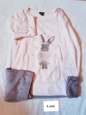 Pyjama velour kiabi 4 ans