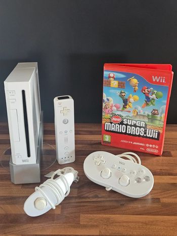 Nintendo Wii # Pack New Super Mario bros + Manette Pro #