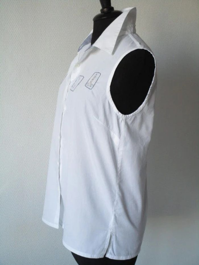 Chemise sans manches vintage phares 36 TBE - photo numéro 5