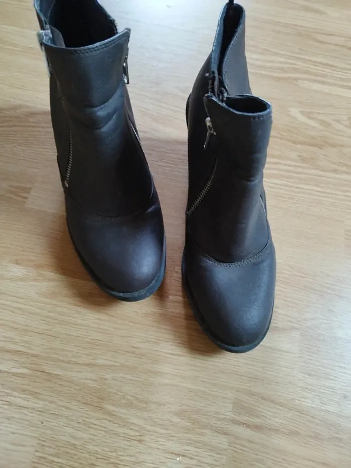 Chaussure talon botte 40 h&M - photo numéro 4