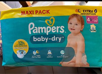 1 paquet de couches Pampers