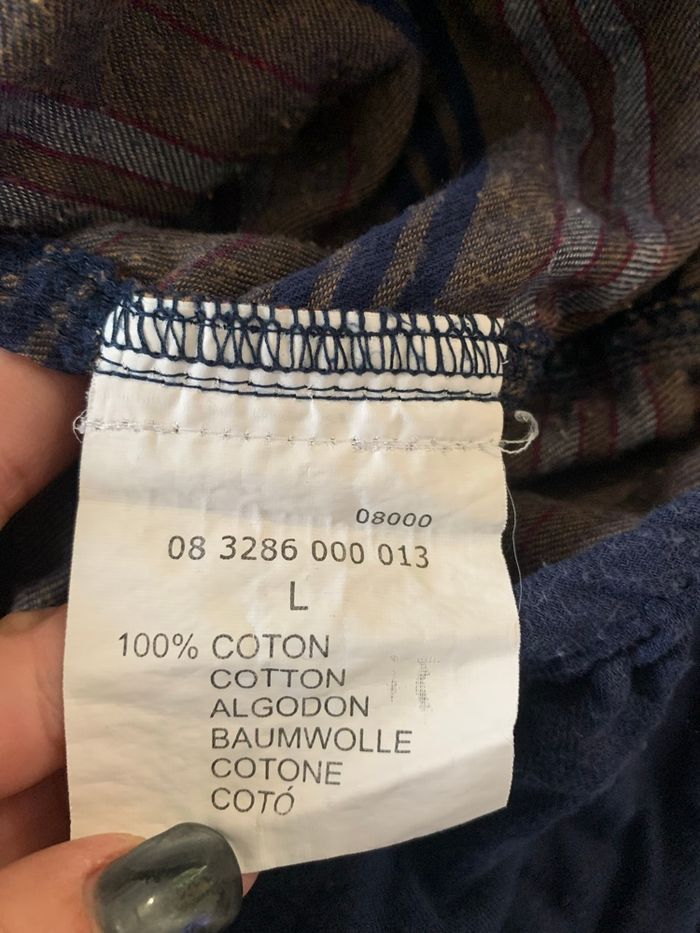 Chemise marine chaude Pataugas taille L - photo numéro 6