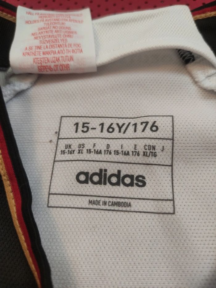 Maillot de foot Allemagne, Adidas Authentique Officiel taille enfant 15/16 ans - photo numéro 7