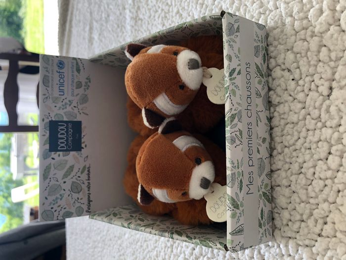 Doudou & Compagnie - chausson panda roux - photo numéro 2