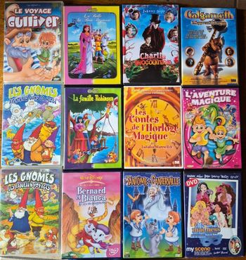 Lot 12 DVD Dessins Animés Enfants 