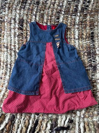 Robe en jean bébé 18 mois