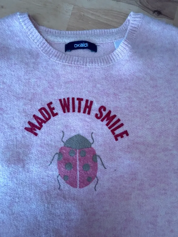 Joli pull chaud rose - Okaïdi - 3 ans - photo numéro 6