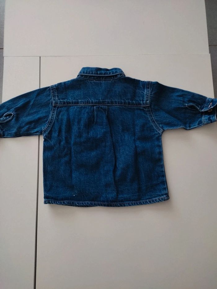 Chemise en jean Bout' chou T.6 mois - photo numéro 2