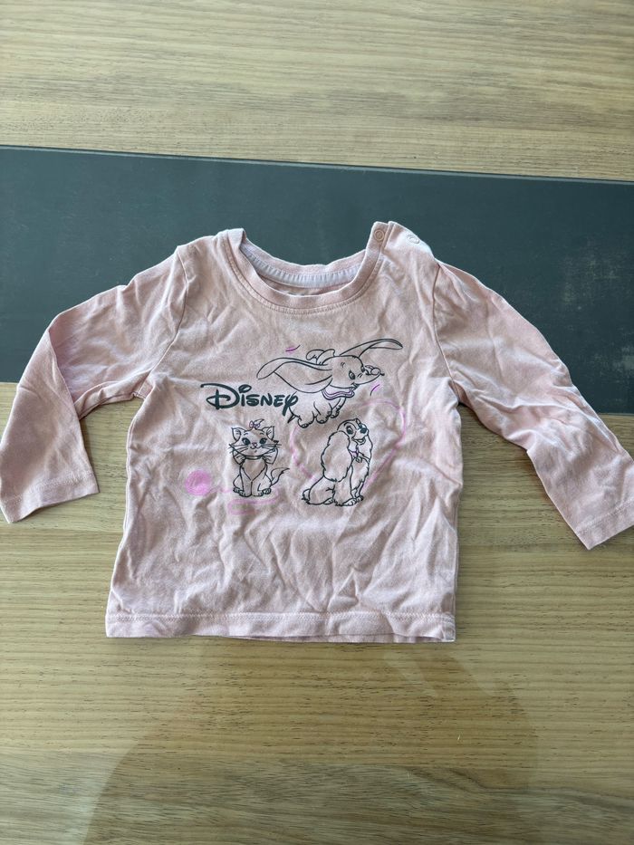 Haut manche longue 6-9 mois Disney