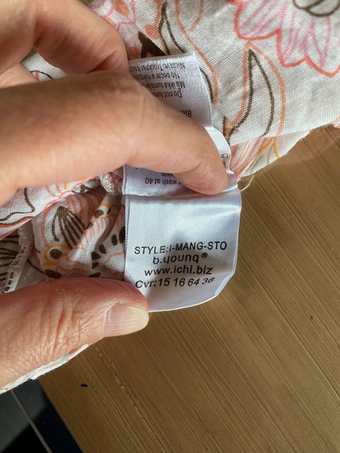 Débardeur péplum ICHI taille S - photo numéro 19