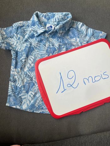 Chemisette fleurie 12 mois