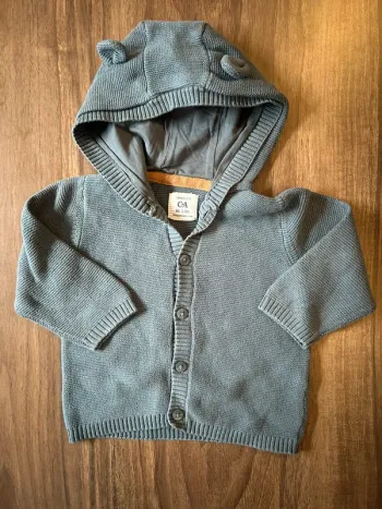 Gilet capuche 3-6 mois