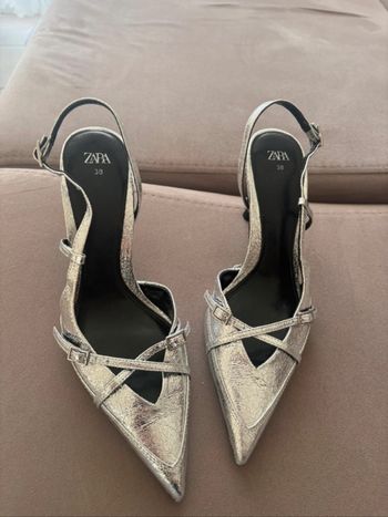 Talons Zara argenté