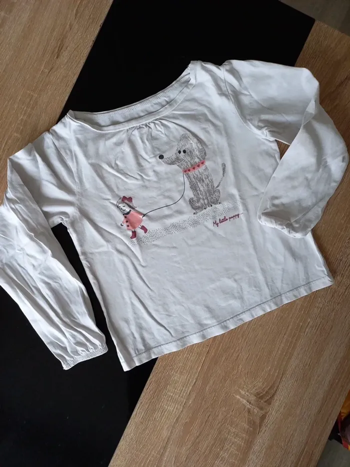 Tee-shirt manches longues fille 8 ans