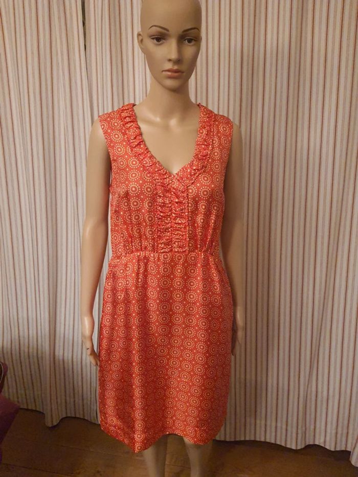 Jolie Robe Nougat London 100%soie taille 3