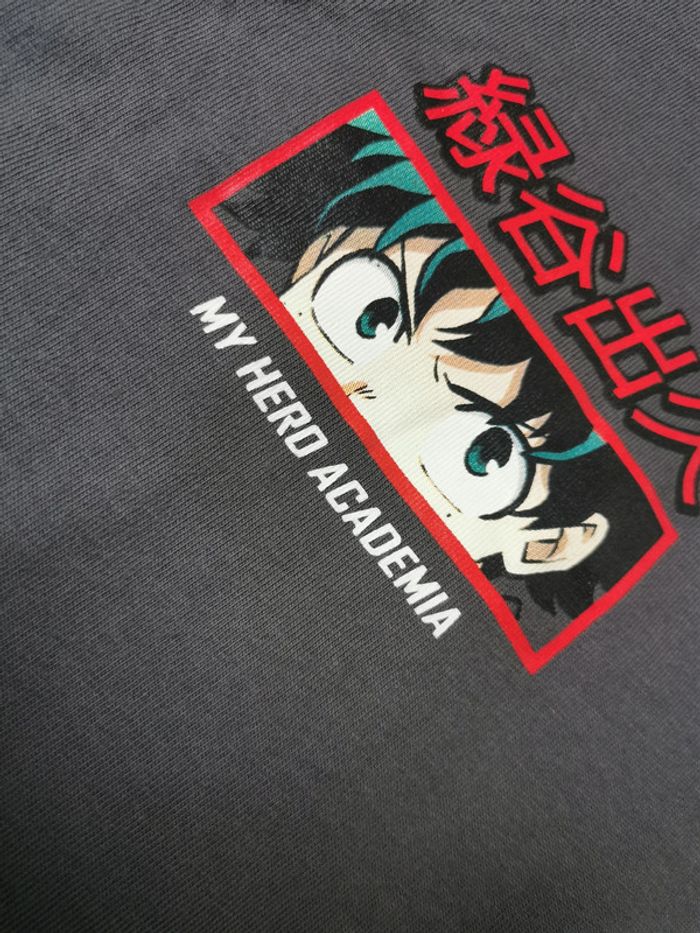 T-shirt gris manches longues My Hero Academia 8 ans - photo numéro 5