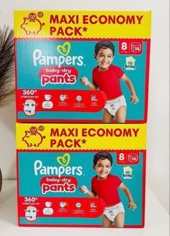 116  Couches Pampers Pants taille 8