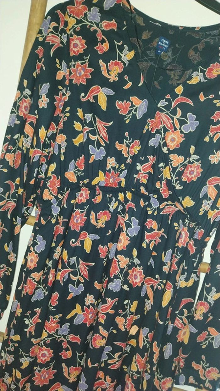 Robe imprimée neuve avec étiquette by Terre de Marins Taille 36 - photo numéro 4