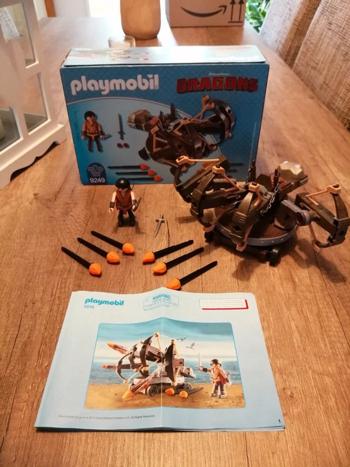 Playmobil Dragons "Eret et baliste à 4 projectiles"