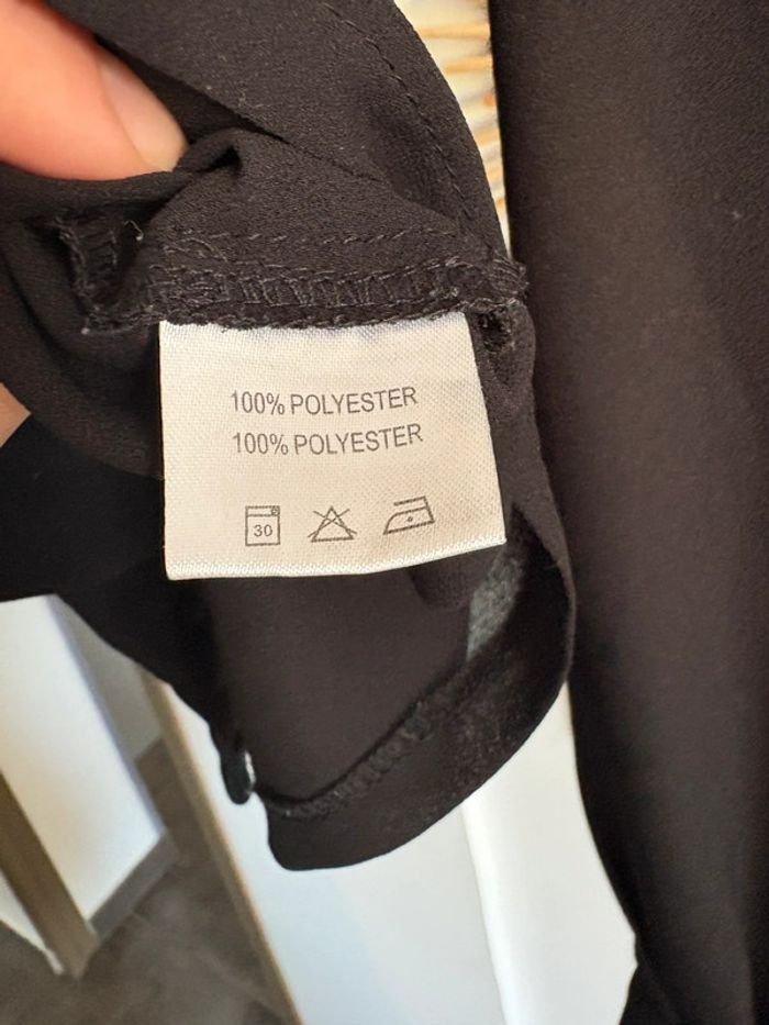 Blouse noire Lynn Adler taille L - photo numéro 4