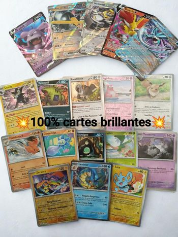 Lot 31 cartes Pokémon  VF 100% brillantes