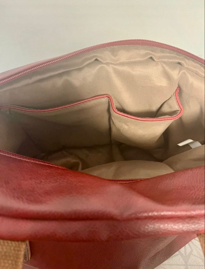 Sac à main mandoline bordeaux - photo numéro 6