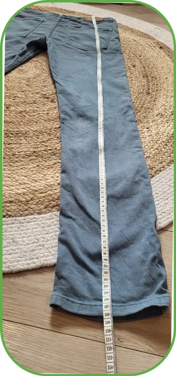 Pantalon homme AMI – Taille 40 FR / 30 US – Slim bleu gris – Très bon état - photo numéro 11