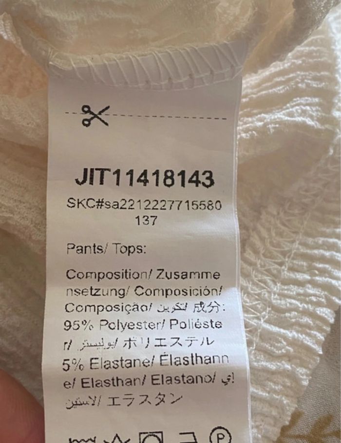 Blouse beige et fleurie SHEIN 18-24 mois [ref.12B038] - photo numéro 4