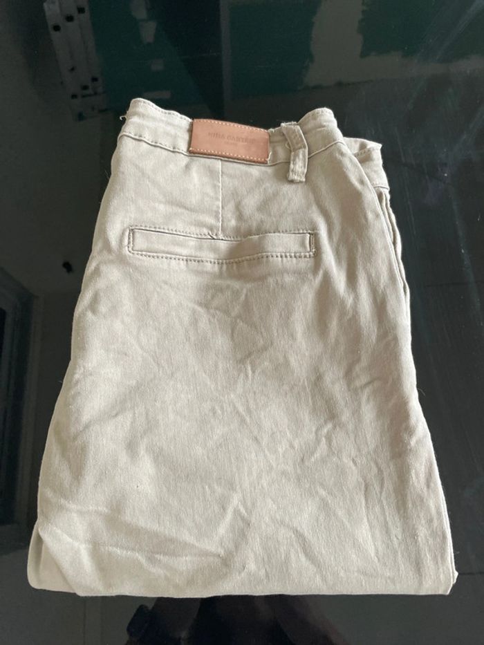 Pantalon beige de la marque Nina Carter, en taille L
