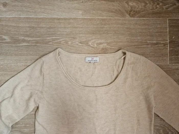 Pull crème - photo numéro 2